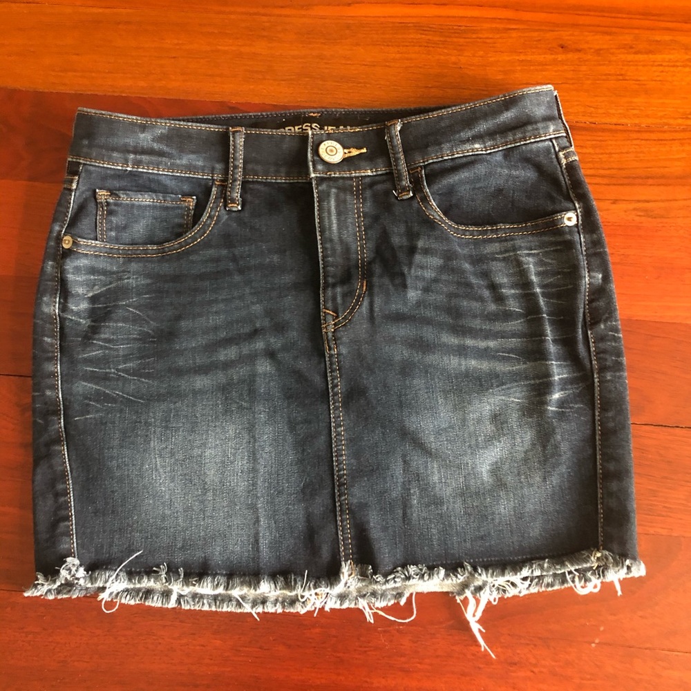 Express Denim Skirt